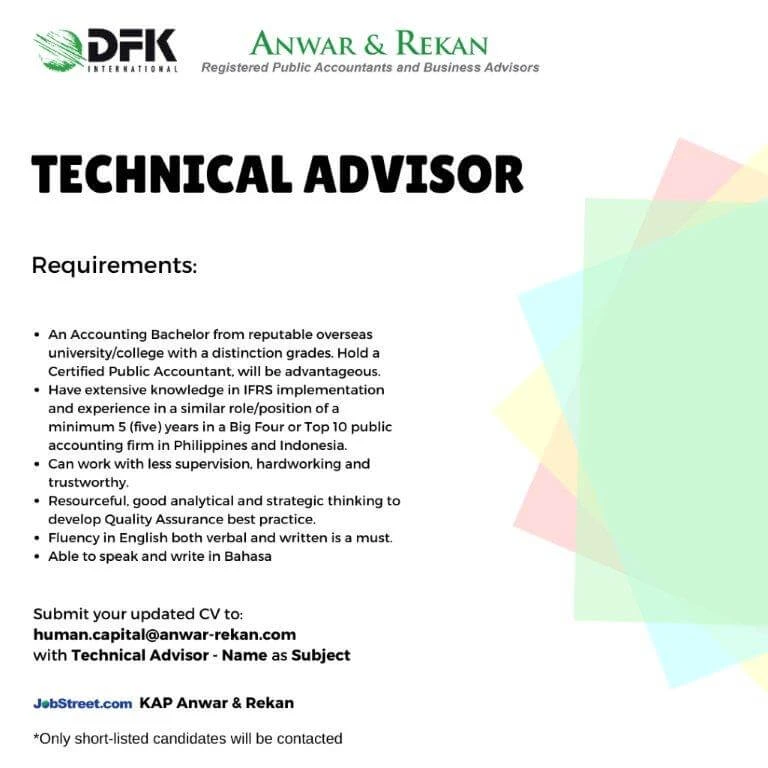 Job-Ads-Technical-Advisor